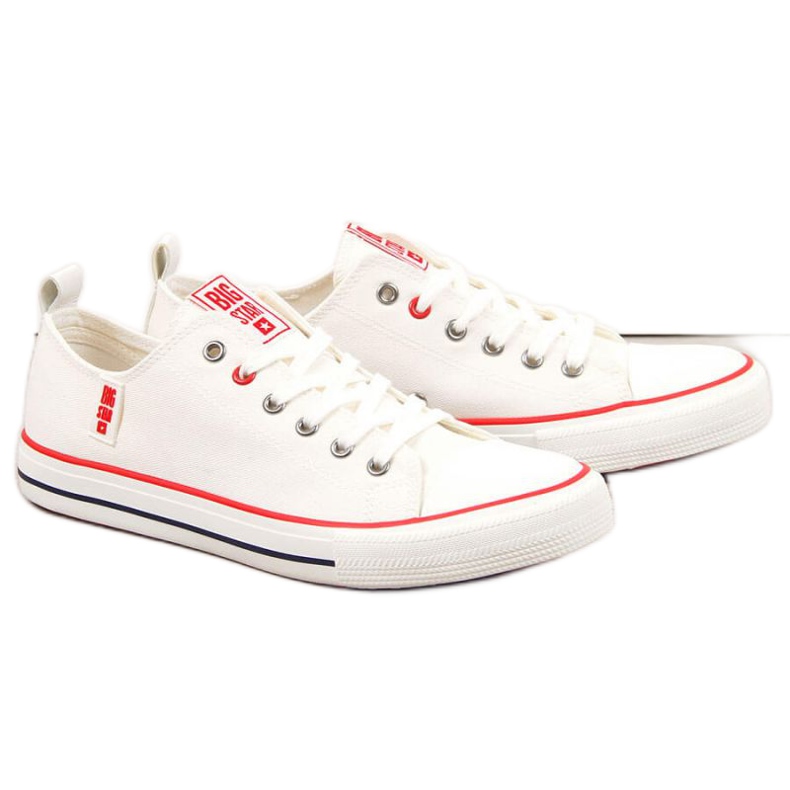 Low-top sneakers Big Star M J174062 white