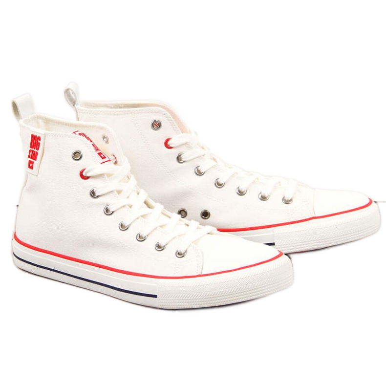 High-top sneakers Big Star M JJ174066 white High-top sneakers Big Star M JJ174066 white