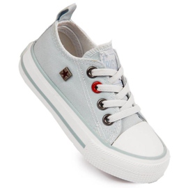 Big Star HH374094 low-top sneakers, blue black Big Star HH374094 low-top sneakers, blue black