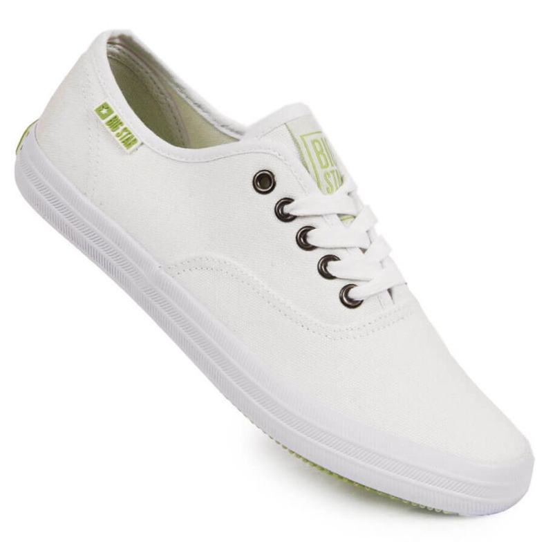Textile sneakers Big Star W JJ274260 white