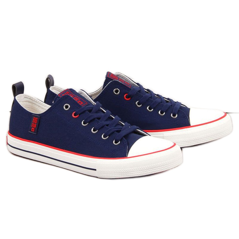 Low-top sneakers Big Star M JJ174060 navy blue Low-top sneakers Big Star M JJ174060 navy blue