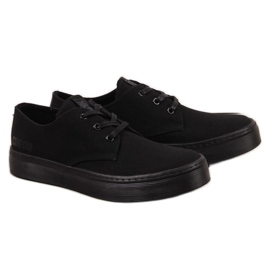 Low-top sneakers Big Star M JJ174052 black Low-top sneakers Big Star M JJ174052 black