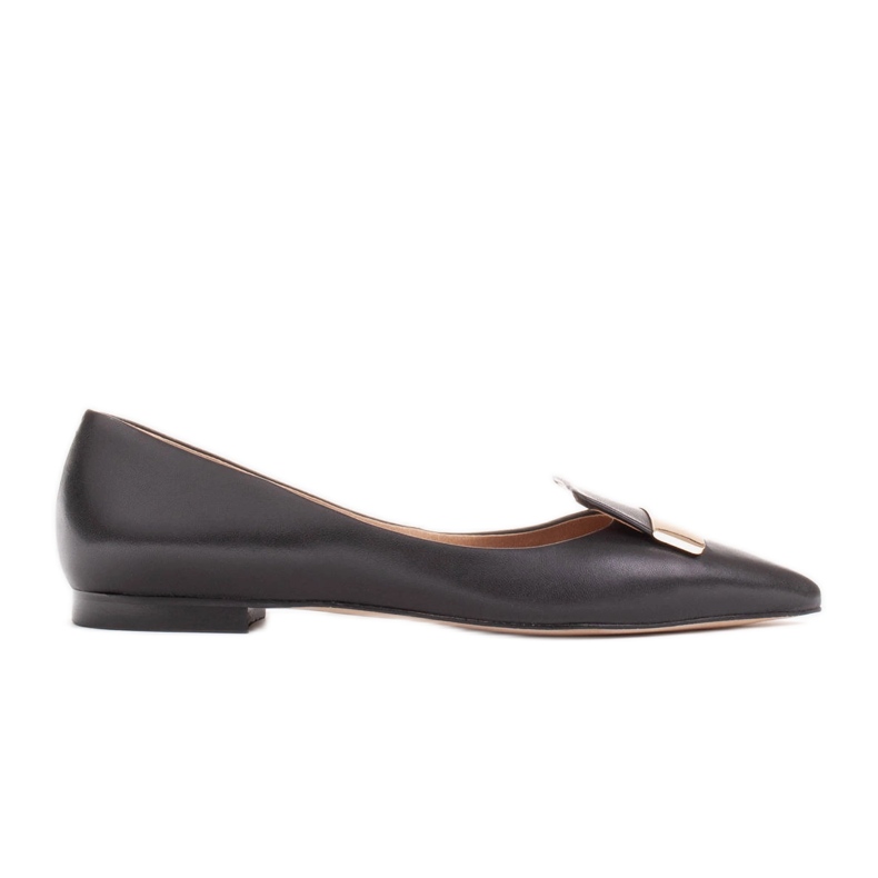 Marco Shoes Ballerinas with a decorative tongue black
