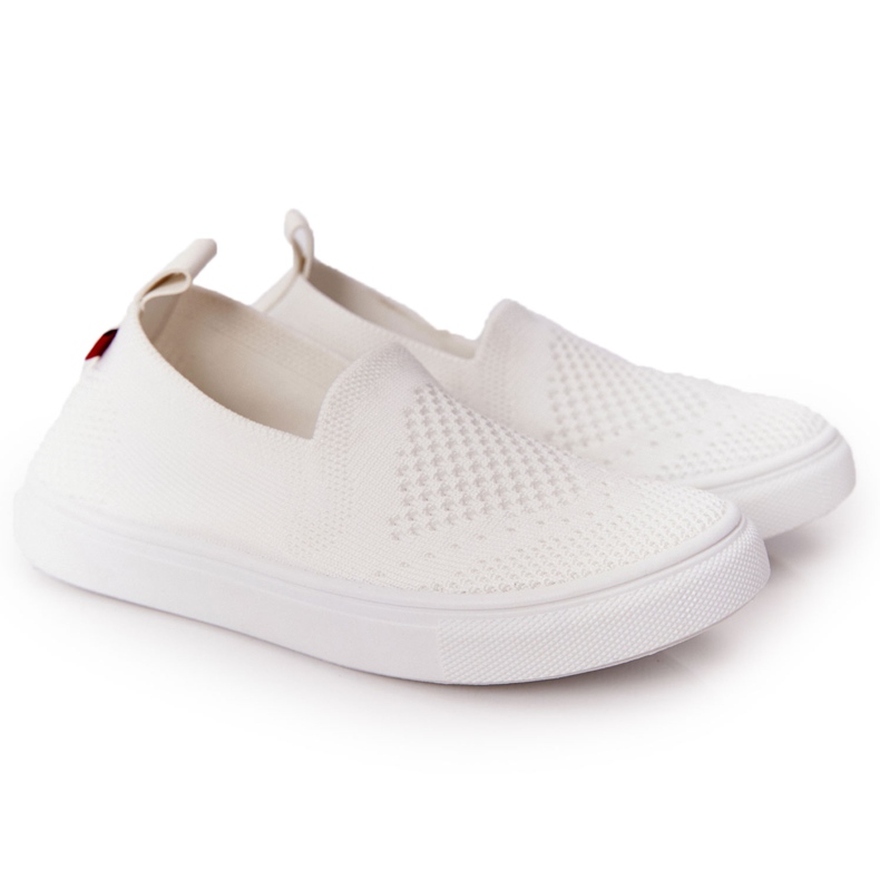 Children's Slip-On Big Star HH374105 White Slip-On Sneakers Children's Slip-On Big Star HH374105 White Slip-On Sneakers