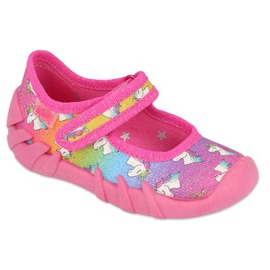 Befado children's shoes speedy 109P232 purple blue pink yellow