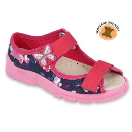Befado children's shoes 869X145 navy blue pink Befado children's shoes 869X145 navy blue pink