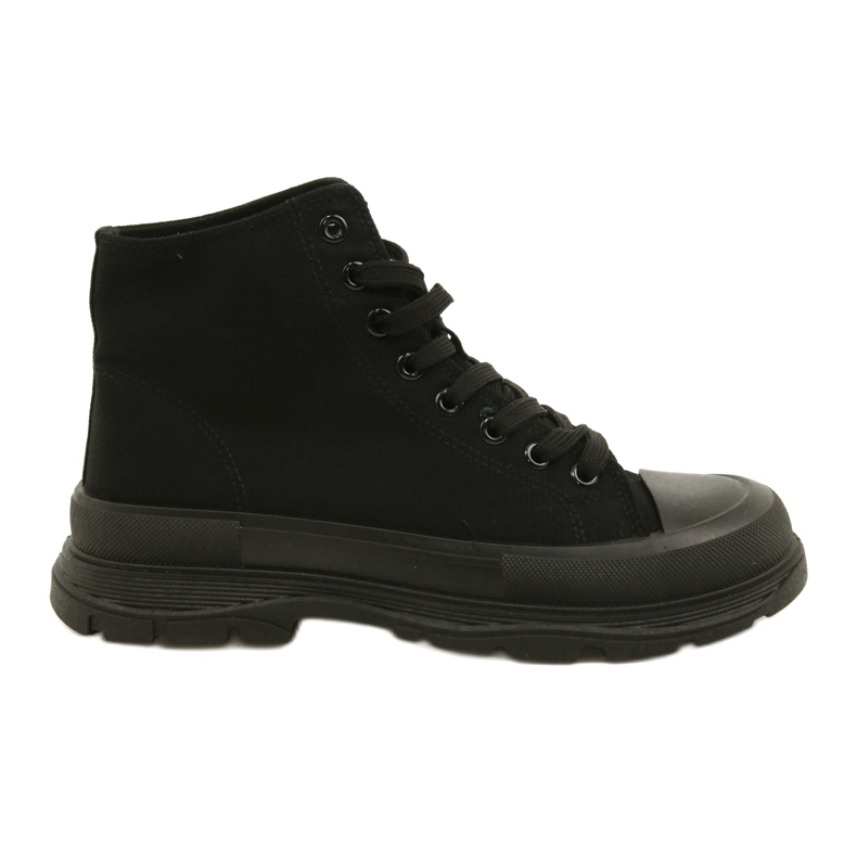News Black High Sneakers on Platform 21SP02-1050