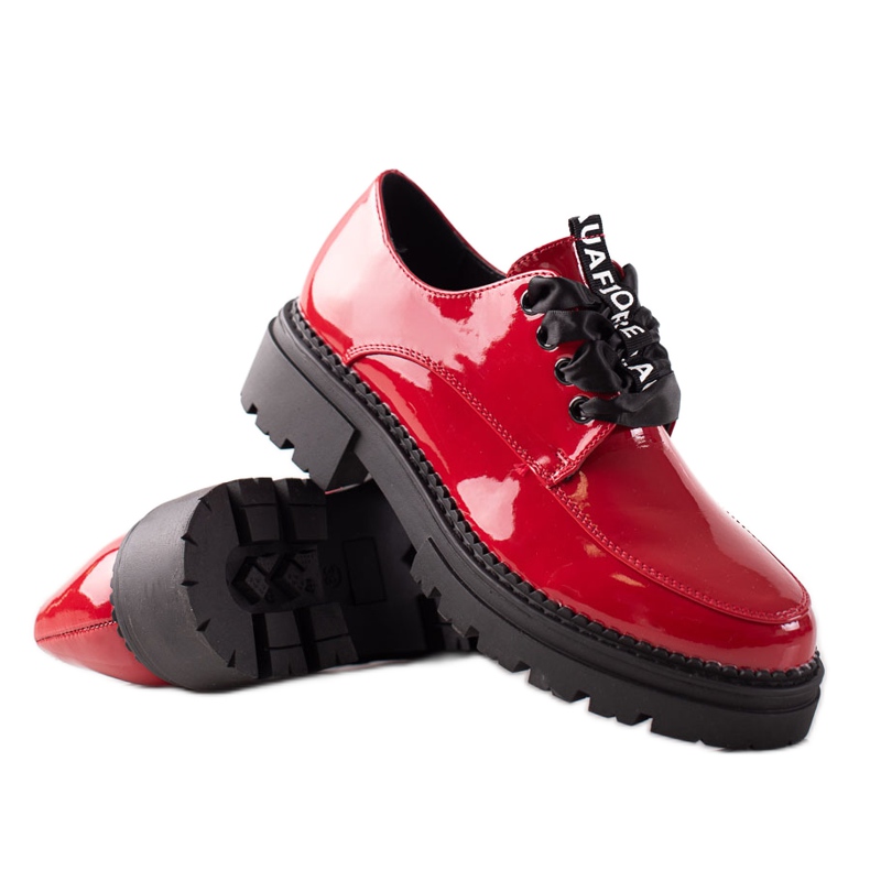 La.Fi Lace-up fashion shoes red