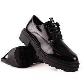 La.Fi Lace-up fashion shoes black La.Fi Lace-up fashion shoes black