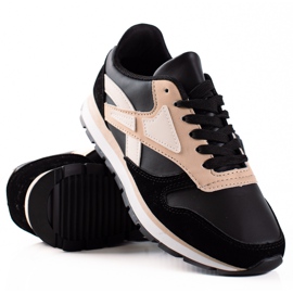 TRENDI Casual Sport Shoes beige black