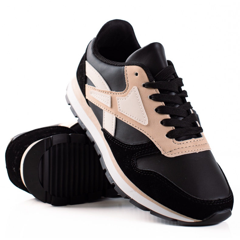 TRENDI Casual Sport Shoes beige black