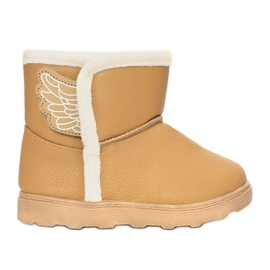 Beige children's boots Wings