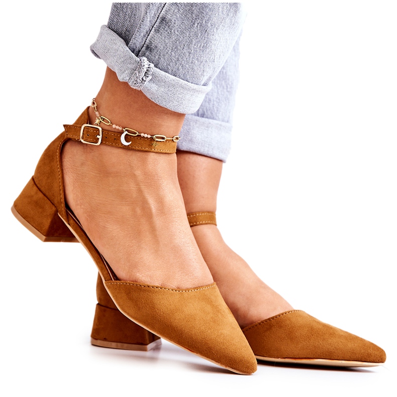 WS1 Suede Pumps In Spitz Camel Calliope brown