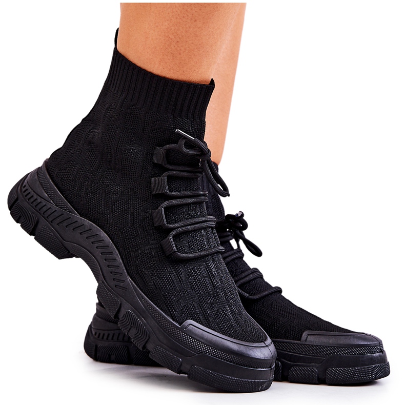 FM1 Black Kimberly Sports Socks Shoes