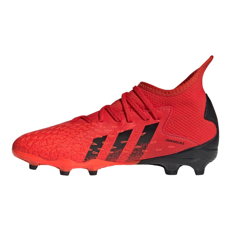 Adidas Predator Freak.3 Fg Jr FY6282 football boots oranges and reds
