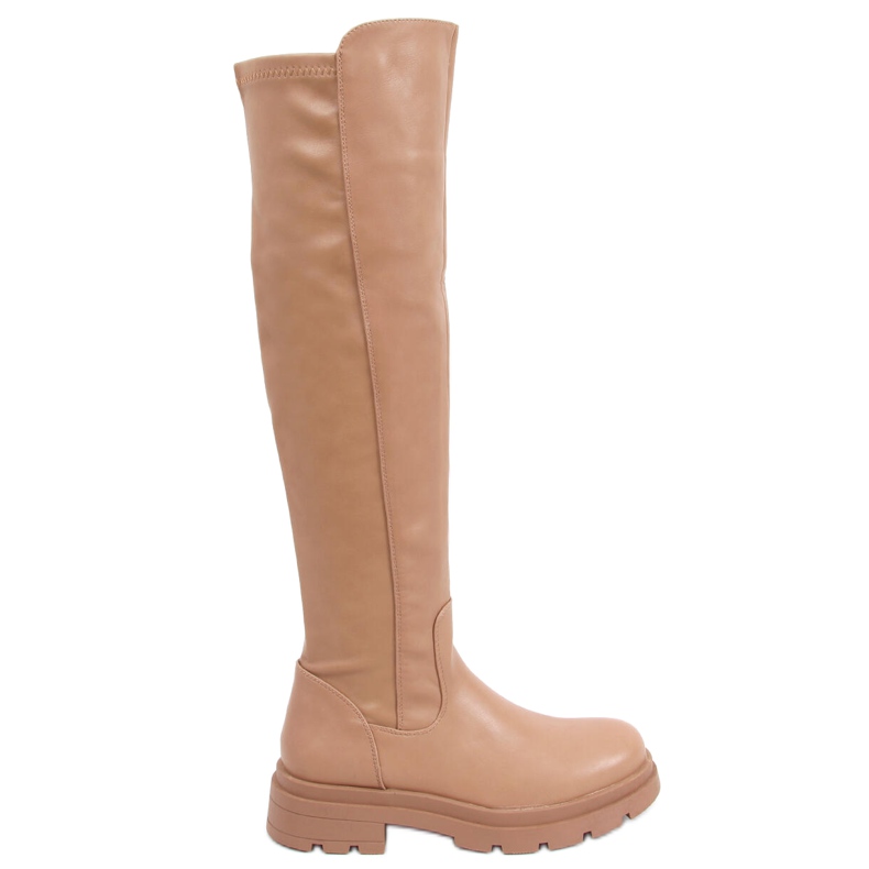 Sofia Khaki women's riding boots beige