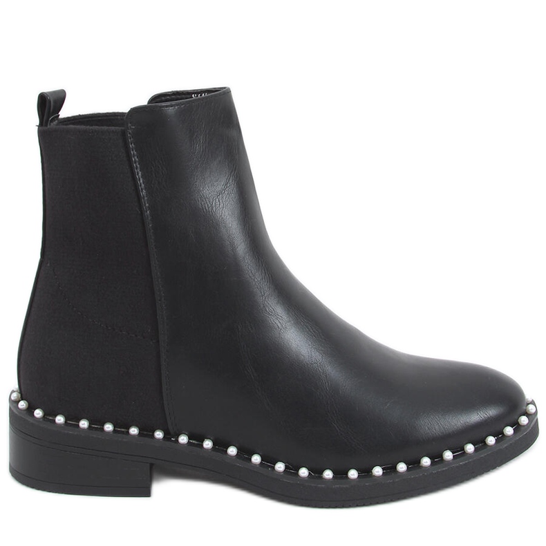 Chelsea boots with pearls Lagos Black