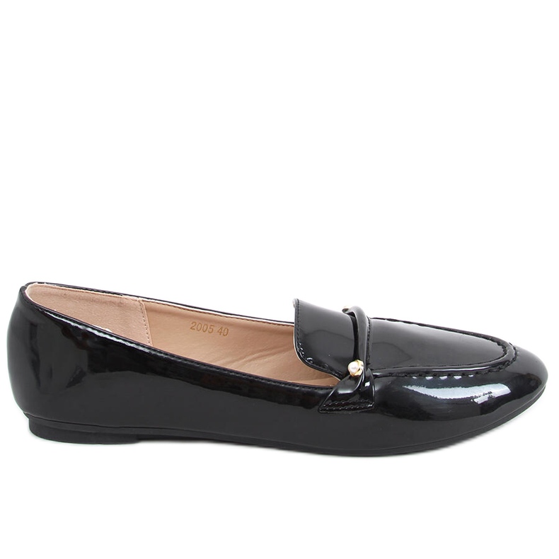 Berto Black lacquered loafers