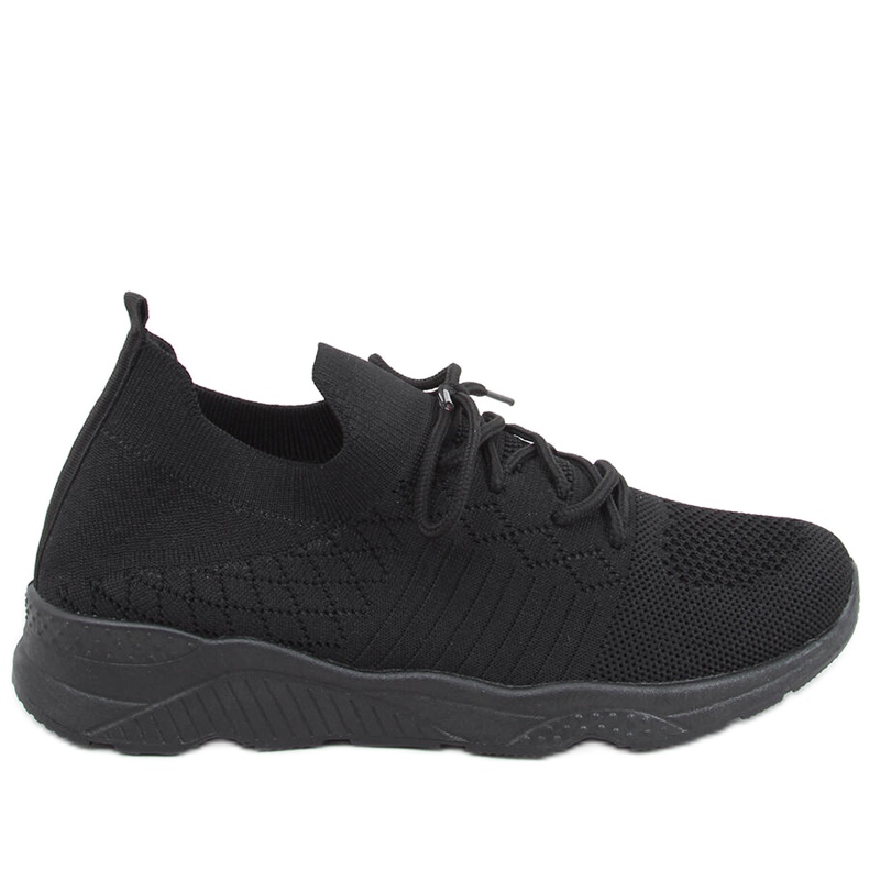 Tutto Allblack sock sports shoes