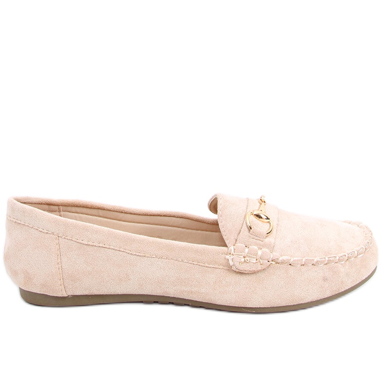 Hesso Beige women's moccasins