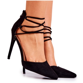 PS1 Elegant Suede Black Loveth Heels PS1 Elegant Suede Black Loveth Heels