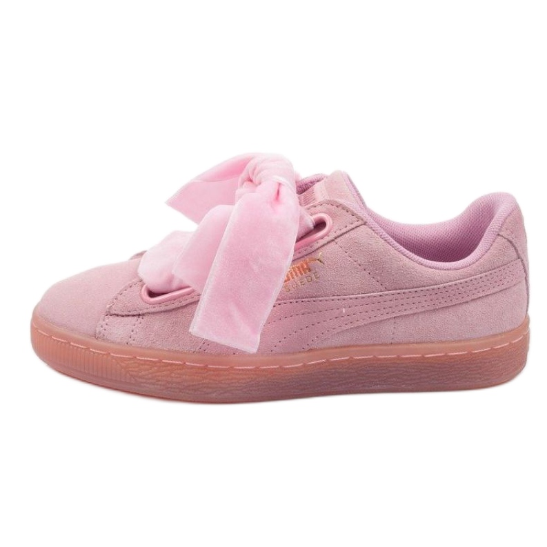 Puma basket heart patent top wmns