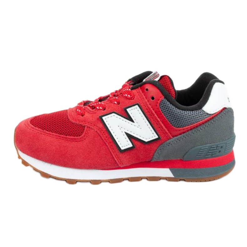 New Balance Jr PC574ATG shoes black red grey