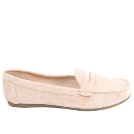 Brato Beige women's loafers