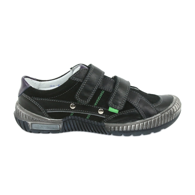 Boys' shoes Bartek 55287 black grey green