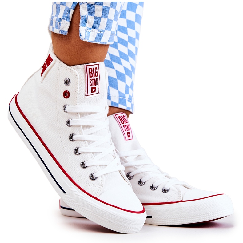 High-top Sneakers Big Star JJ274127 White High-top Sneakers Big Star JJ274127 White