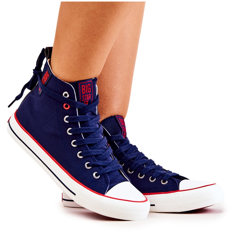 High-top Sneakers Big Star JJ274125 Navy blue