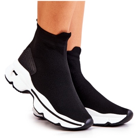 PS1 Black Bailee High Sock Sports Shoes PS1 Black Bailee High Sock Sports Shoes