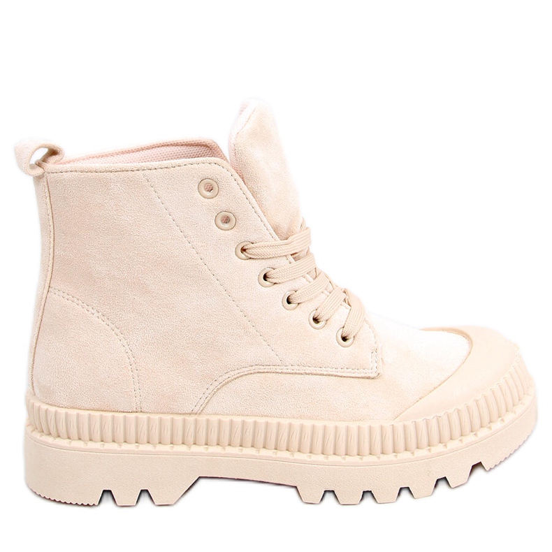 Bibi Beige ankle-high trekking sneakers