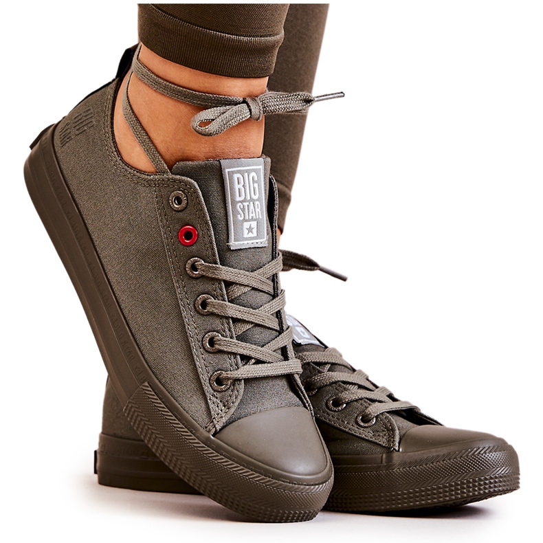 Low Sneakers Big Star JJ274004 Khaki green Low Sneakers Big Star JJ274004 Khaki green