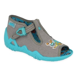 Befado children's slippers for the 217p113 clasp grey