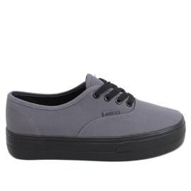 High-soled sneakers Donau DK.GRAY grey