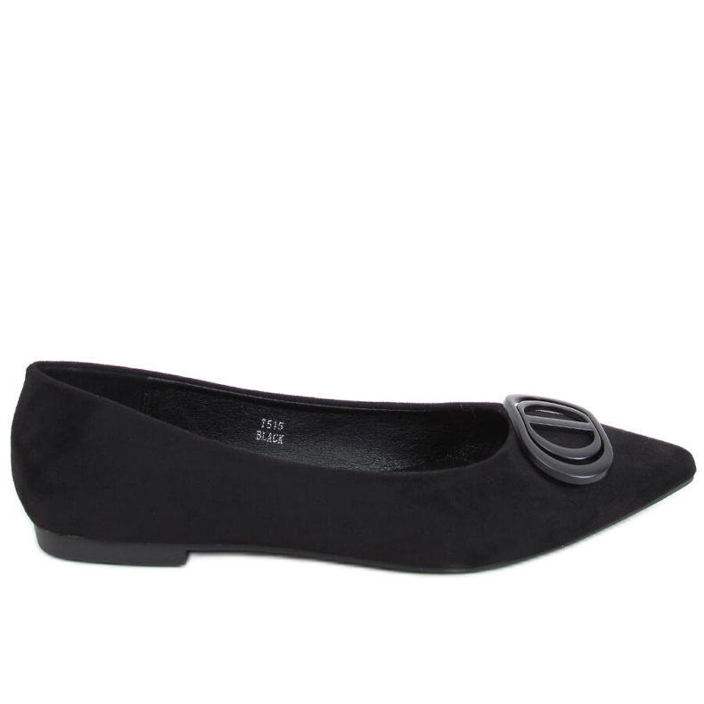 Arte Black ballerinas with almond toes Arte Black ballerinas with almond toes