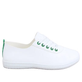 Girma Green women's trainers white