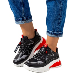 Black women's Barbo sneakers grey