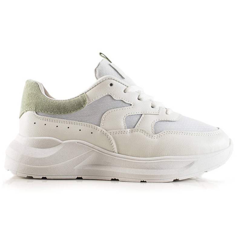 TRENDI Stylish Sneakers With Glitter white