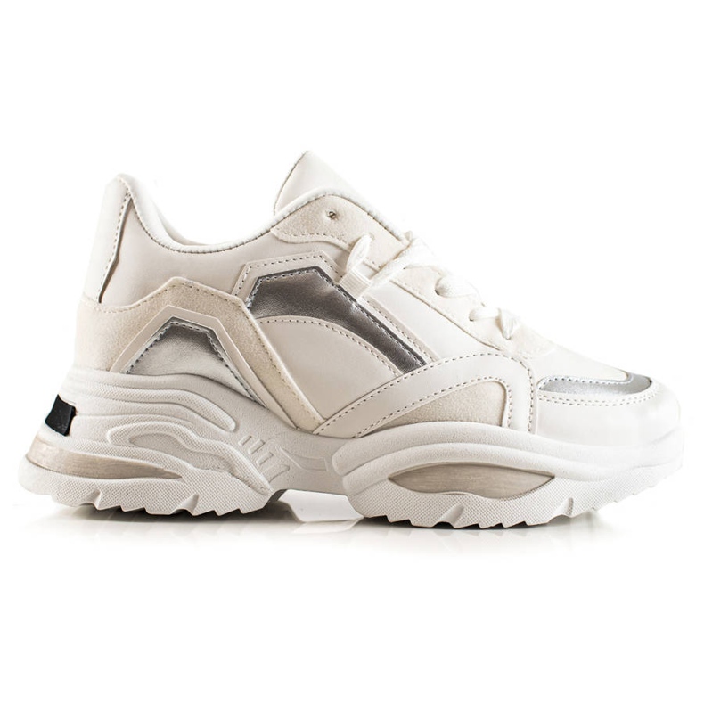 TRENDI Fashion Sneakers beige white