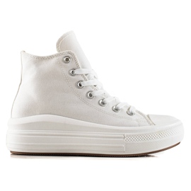 TRENDI Fashionable Sneakers On The Platform white
