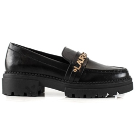 Fashion La.Fi loafers black Fashion La.Fi loafers black