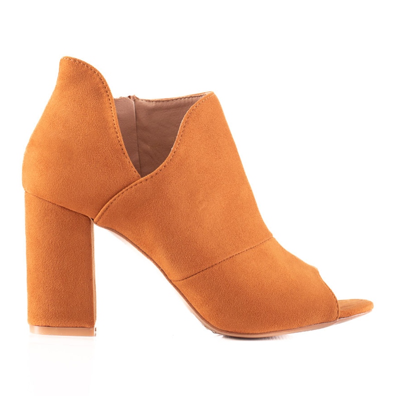Open Toe VINCEZA boots yellow