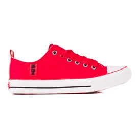 Women's Big Star Sneakers JJ274124 red Women's Big Star Sneakers JJ274124 red