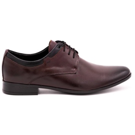 Olivier Men's leather formal shoes 263LU kabir with black brown Olivier Men's leather formal shoes 263LU kabir with black brown