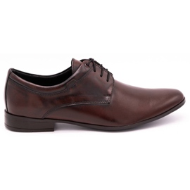 Olivier Men's formal leather shoes 263LU kabir brown