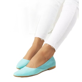 Blue Gambi ballerinas