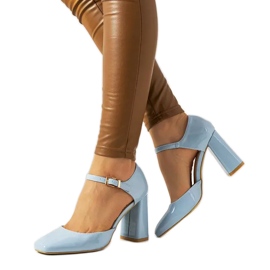Blue pumps on the Clement post Blue pumps on the Clement post