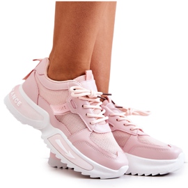 PM1 Sport Shoes Sneakers Mesh Pink Zoomey